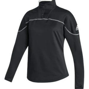 adidas Women's Stadium 1/4 Snap Long Sleeve Shirt